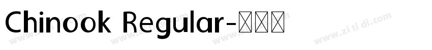 Chinook Regular字体转换